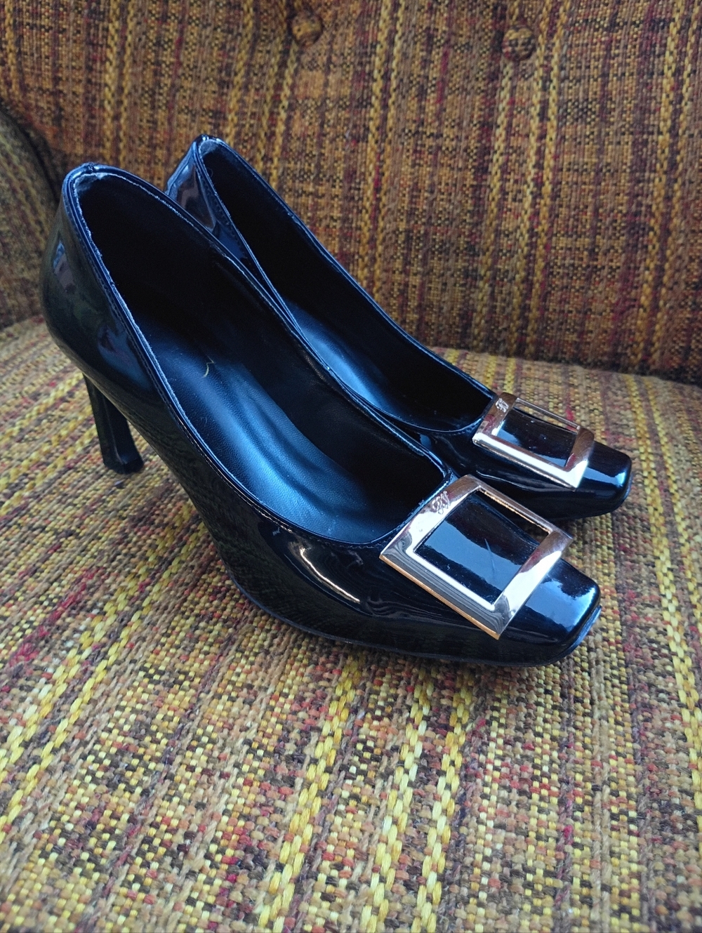 Black Patent Roger Vivier Pumps